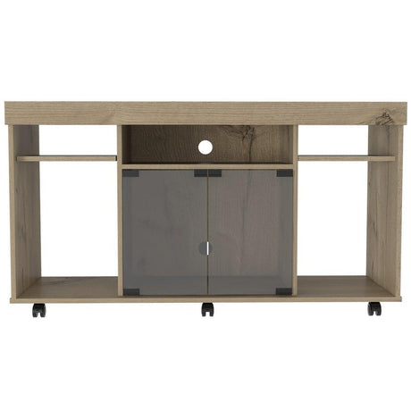 Mesa para TV Vermon Duna 121 cm con Puertas de Vidrio - Muebles para TV | Bylmo