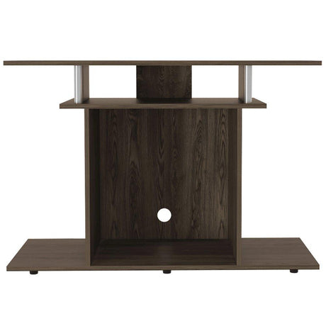 Mesa para TV Invy Coñac 99.5x68.4cm Para TV Hasta 43 Pulgadas sin Cajones con Ranuras para Cables y con Patas - Muebles para TV | Bylmo