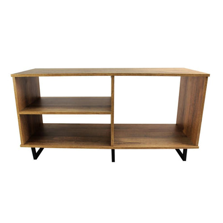 Mesa para TV Nueva York Amareto 110 cm con Entrepaños - Muebles para TV | Bylmo