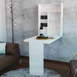 Mesa Vatta Blanco 60x80cm sin Cajones y sin Portabotellas - Bares | Bylmo