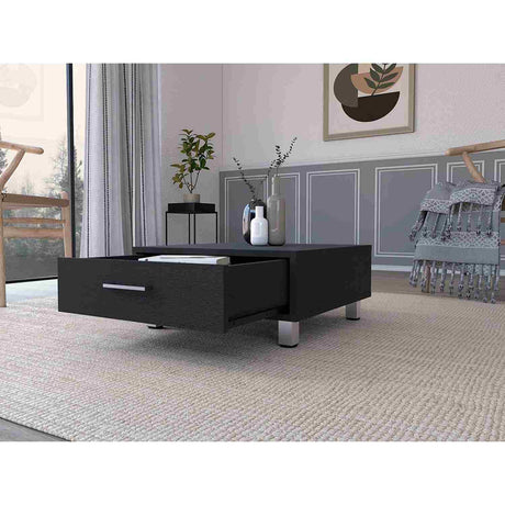 Mesa de Centro Beijing Wengue 60x26cm Rectangular con Patas y con Compartimientos - Mesas de Centro | Bylmo
