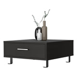 Mesa de Centro Beijing Wengue 60x26cm Rectangular con Patas y con Compartimientos - Mesas de Centro | Bylmo
