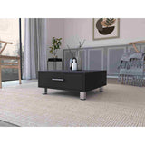 Mesa de Centro Beijing Wengue 60x26cm Rectangular con Patas y con Compartimientos - Mesas de Centro | Bylmo