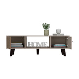 Mesa de Centro Funes Taupe 120 cm Rectangular con Dos Puertas - Mesas de Centro | Bylmo