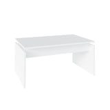 Mesa de Centro Katry Blanco 80 cm Rectangular Tradicional - Mesas de Centro | Bylmo