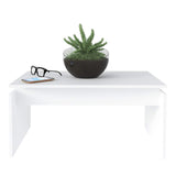 Mesa de Centro Katry Blanco 80 cm Rectangular Tradicional - Mesas de Centro | Bylmo
