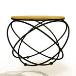 Mesa de Centro Nest Caramelo 60 cm Circular Minimalista