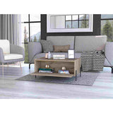 Mesa de Centro Shanghai Duna 84x40cm Rectangular con Patas y con Compartimientos - Mesas de Centro | Bylmo