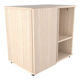 Mesa de Noche Amaretto 49x53cm con Dos Compartimientos y con Una Puerta - Mesas de Noche | Bylmo