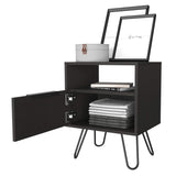 Mesa de Noche Augusta Duna 45x57cm con Un Compartimiento y con Una Puerta - Mesas de Noche | Bylmo