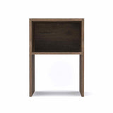 Mesa de Noche Reims Nogal 35 cm Minimalista - Mesas de Noche | Bylmo