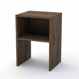 Mesa de Noche Reims Nogal 35 cm Minimalista - Mesas de Noche | Bylmo