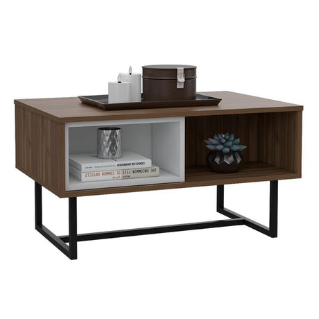 Mesa Pergamo Plus Gales y Blanco 79 cm Rectangular - Mesas | Bylmo