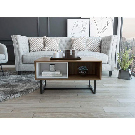 Mesa Pergamo Plus Gales y Blanco 79 cm Rectangular - Mesas | Bylmo