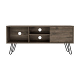 Mesa para TV Andorra Bellota 115x50cm Para TV Hasta 50 Pulgadas con Un Cajón con Ranuras para Cables y con Patas - Muebles de TV | Bylmo