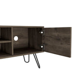 Mesa para TV Andorra Bellota 115x50cm Para TV Hasta 50 Pulgadas con Un Cajón con Ranuras para Cables y con Patas - Muebles de TV | Bylmo