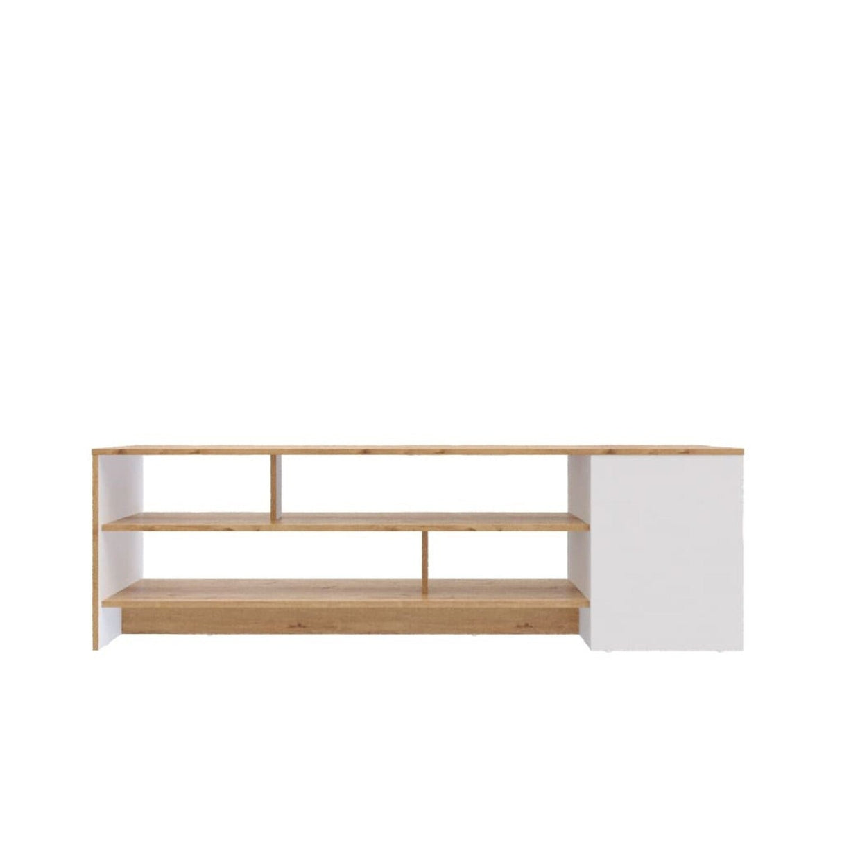 Mesa para TV Flat Duna 160x40cm Para TV Hasta 65 Pulgadas sin Cajones - Muebles de TV | Bylmo