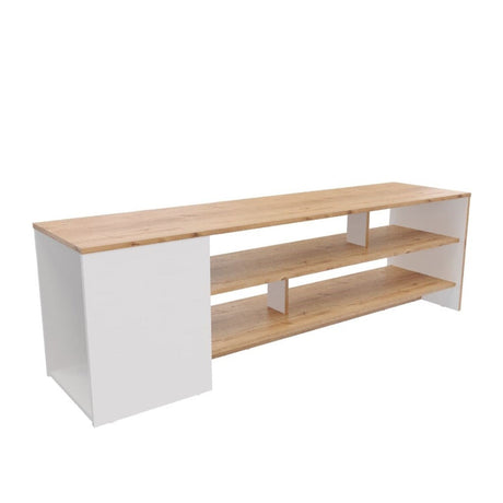 Mesa para TV Flat Duna 160x40cm Para TV Hasta 65 Pulgadas sin Cajones - Muebles de TV | Bylmo