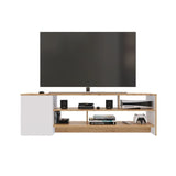 Mesa para TV Flat Duna 160x40cm Para TV Hasta 65 Pulgadas sin Cajones - Muebles de TV | Bylmo