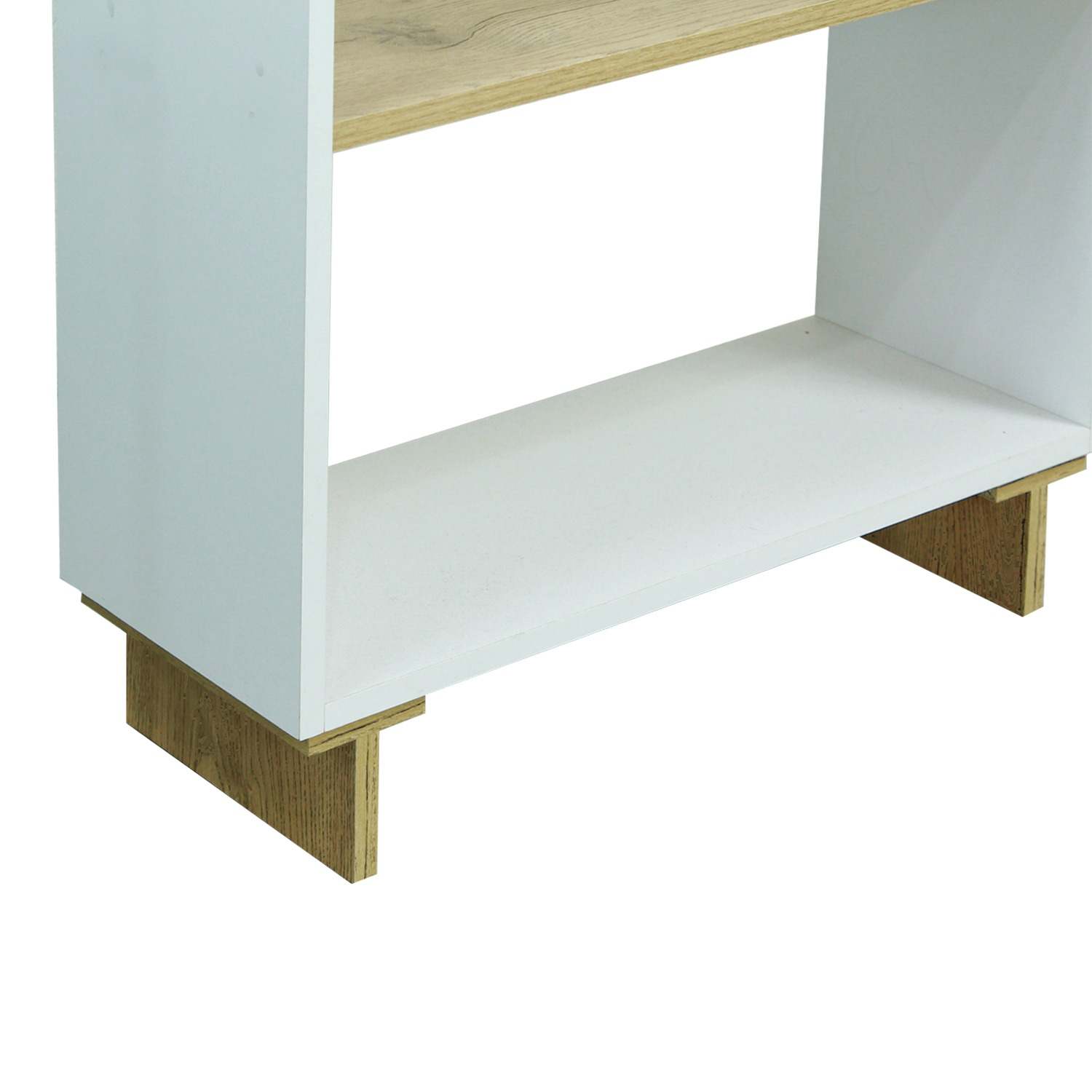 MESA PARA TV EL BOSQUE HARMONY 75 PLGDA F.00647.324 MOCA/BLANCO