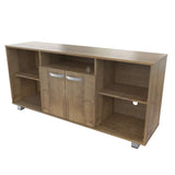 Mesa para TV Amaretto 140x140cm Para TV Hasta 60 Pulgadas con Un Cajón con Ranuras para Cables y con Patas - Muebles de TV | Bylmo