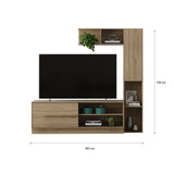 Mesa para TV Noce 43x4cm Para TV Hasta 60 Pulgadas sin Cajones - Muebles de TV | Bylmo