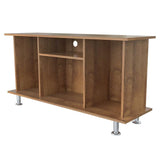 Mesa para TV Amaretto 120x120cm Para TV Hasta 42 Pulgadas sin Cajones con Ranuras para Cables y con Patas - Muebles de TV | Bylmo