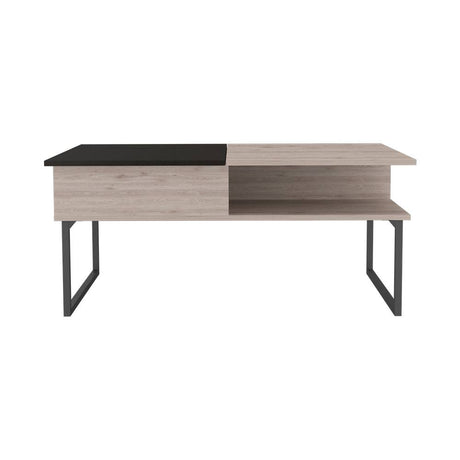 Mesa de Centro Ceniza y Wengue 105.1x45.7cm Rectangular Transformable Con Patas - Mesas | Bylmo