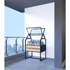Mini Invernadero Gramio Negro 80 cm para Apartamentos