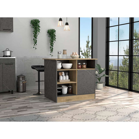 Isla de Cocina Imantra Onix y Macadamia 100 cm - Cocinas | Bylmo