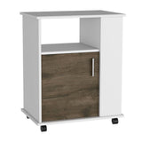Mueble Microondas Z Plus Blanco y Bellota 60x73.5cm sin Cajones y con Un Puertas - Muebles Organizadores | Bylmo