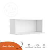 Módulo Para Microondas Blanco 60x35cm Flotante sin Puertas - Muebles Organizadores | Bylmo