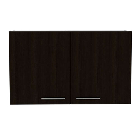 Mueble Auxiliar Manchester Wengue 100x60cm con Un Entrepaño y Un Compartimiento - Muebles Organizadores | Bylmo