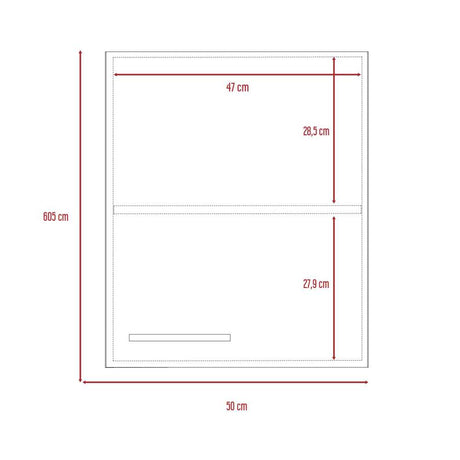 Mueble Auxiliar Manchester Ceniza 50 cm con Una Puerta - Cocinas | Bylmo