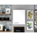 Mueble Auxiliar Manchester Blanco 50x60cm con Un Entrepaño y Dos Compartimientos - Muebles Organizadores | Bylmo