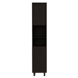 Alacena Hobart Wengue 40 cm con Dos Puertas y Entrepaños - Muebles Organizadores | Bylmo