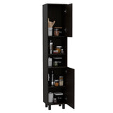 Alacena Hobart Wengue 40 cm con Dos Puertas y Entrepaños - Muebles Organizadores | Bylmo