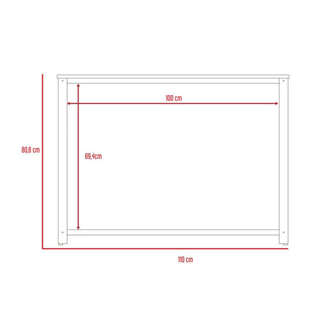 Arrimo Ferrato Duna 60 cm Minimalista - Bifes | Bylmo