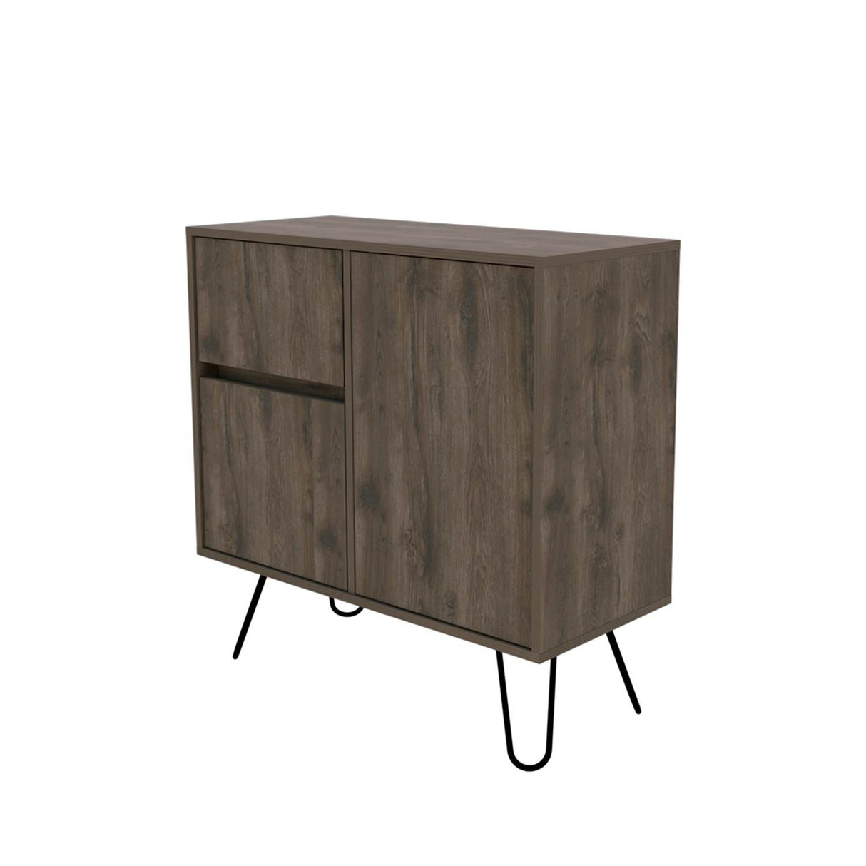 Aparador Andorra Bellota 80x80cm con Un Cajón y con Dos Compartimientos - Barras y Muebles Auxiliares | Bylmo