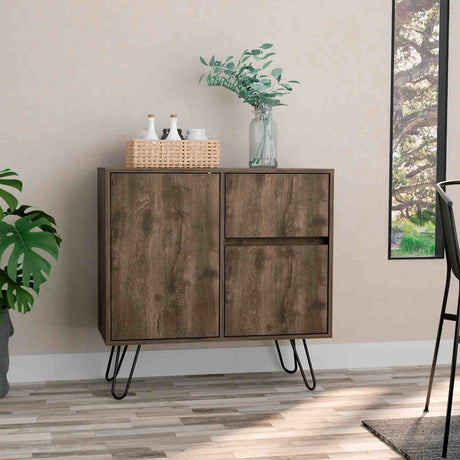 Aparador Andorra Bellota 80x80cm con Un Cajón y con Dos Compartimientos - Barras y Muebles Auxiliares | Bylmo