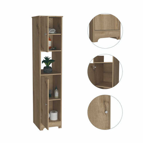 Mueble Auxiliar para Baño Ibis Duna 36.5x172.2cm sin Cajones y sin Entrepaños - Gabinetes | Bylmo