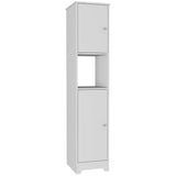 Mueble Auxiliar para Baño Ibis Blanco 36.5x172.6cm sin Cajones y con Dos Entrepaños - Gabinetes | Bylmo