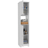 Mueble Auxiliar para Baño Ibis Blanco 36.5x172.6cm sin Cajones y con Dos Entrepaños - Gabinetes | Bylmo