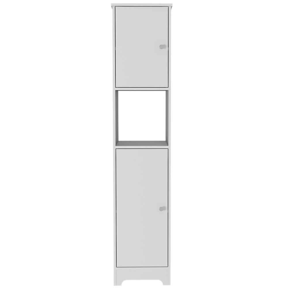 Mueble Auxiliar para Baño Ibis Blanco 36.5x172.6cm sin Cajones y con Dos Entrepaños - Gabinetes | Bylmo