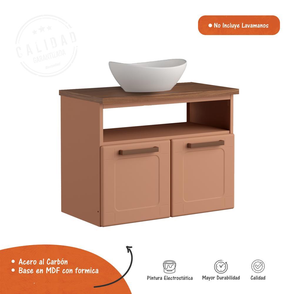 Mueble Noril Terracota 70 cm con Dos Puertas - Gabinetes | Bylmo