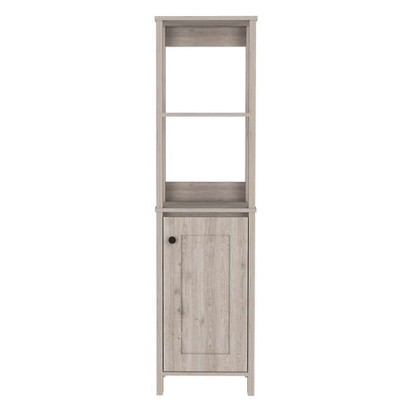 Mueble St Clair Ceniza 40 cm con Una Puerta y Entrepaños - Gabinetes | Bylmo
