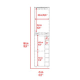Bar Obregon Wengue 45 cm con Dos Puertas - Bares | Bylmo