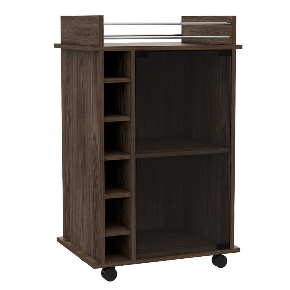 Bar Dukat Coñac 55x89cm sin Cajones y con Seis Portabotellas - Bares | Bylmo