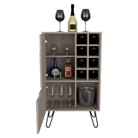 Bar Manhattan Ceniza 60 cm con Dos Puertas - Bares | Bylmo