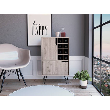 Bar Manhattan Ceniza 60 cm con Dos Puertas - Bares | Bylmo